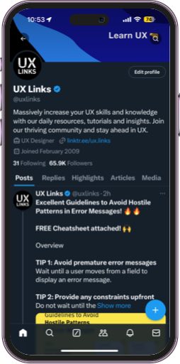 UX Links X